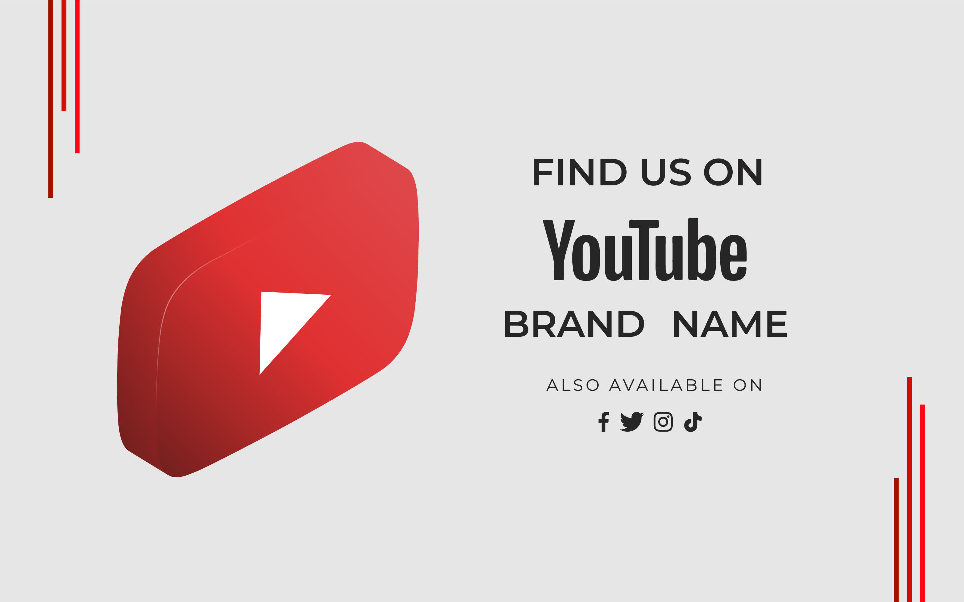 Find Us On Youtube