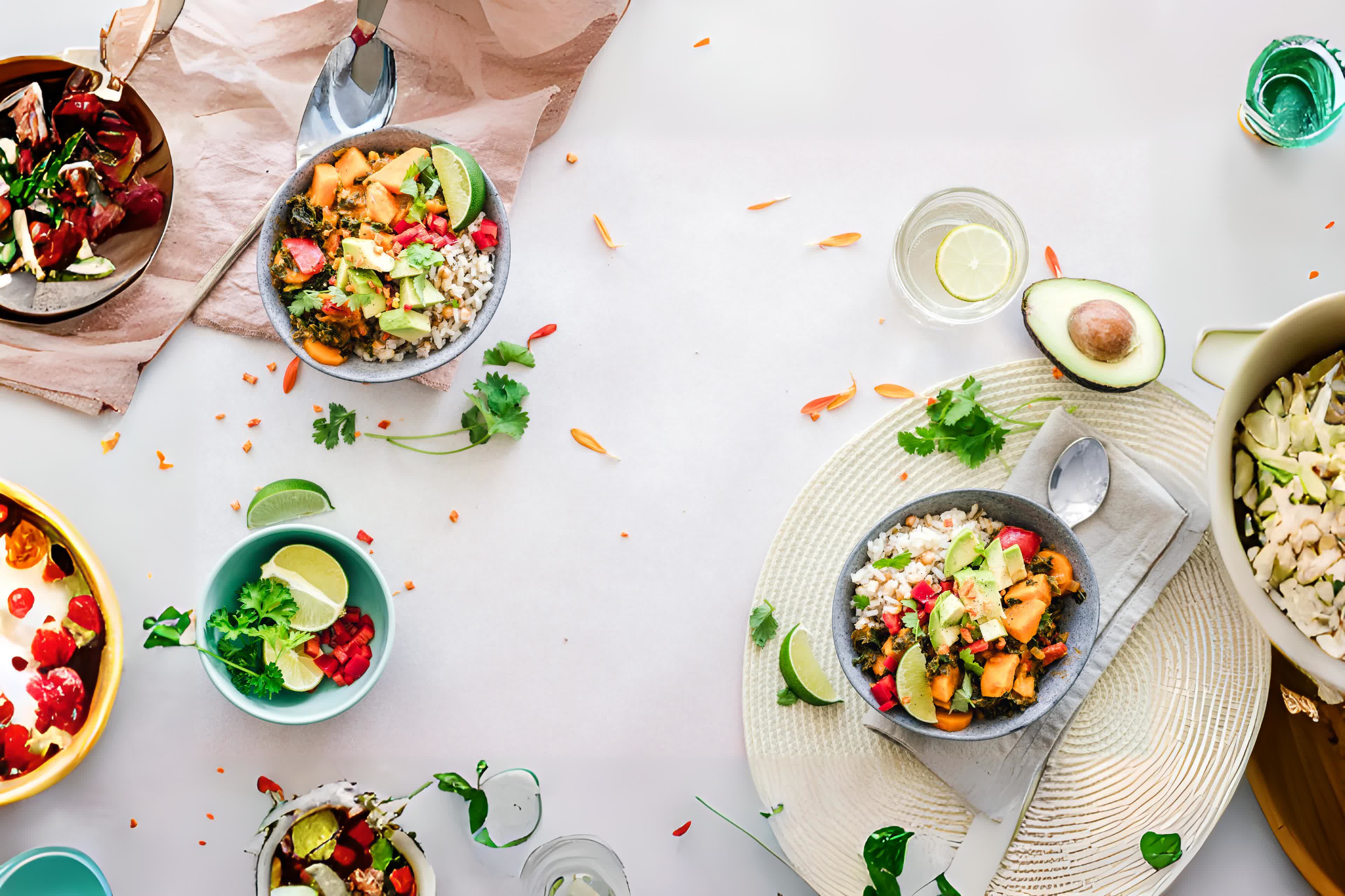 two sliced breads with avocado on top